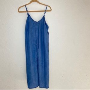 Lulu's Denim button up midi dress